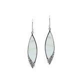 AE-1208-MOP Sterling Silver Earring With Mother Of Pearl Jewelry Bali Designs Inc